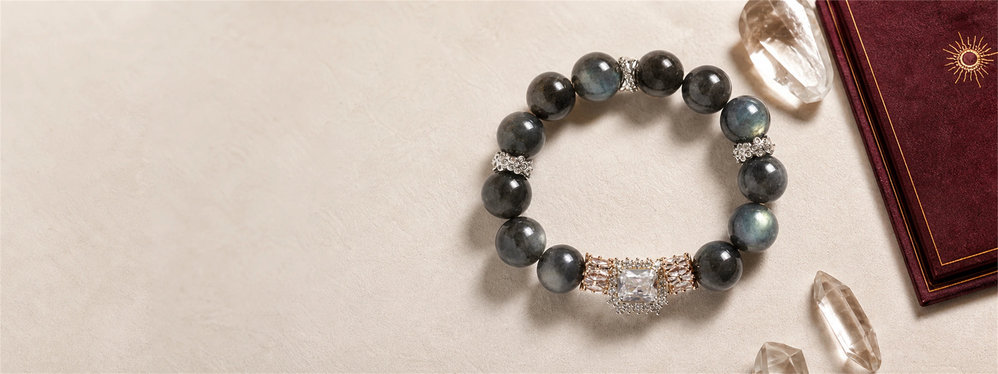 Tarot-inspired crystal bracelets