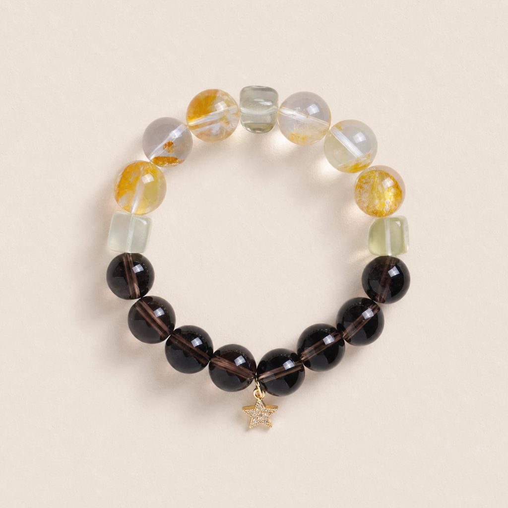 Three of Pentacles | Tarot-Inspired Crystal Bracelet