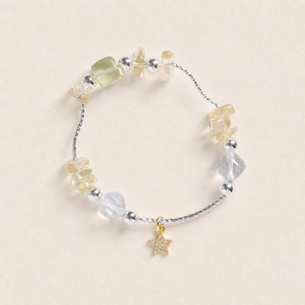 Six of Pentacles | Tarot-Inspired Crystal Bracelet