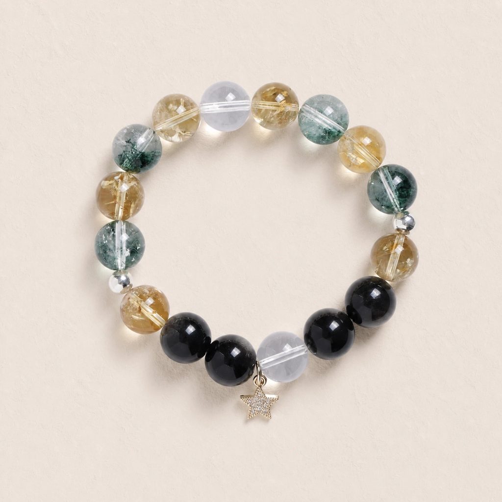 Nine of Pentacles | Tarot-Inspired Crystal Bracelet