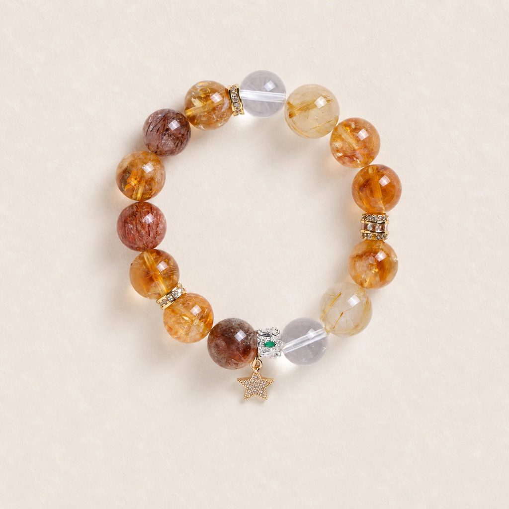Queen of Pentacles | Tarot-Inspired Crystal Bracelet